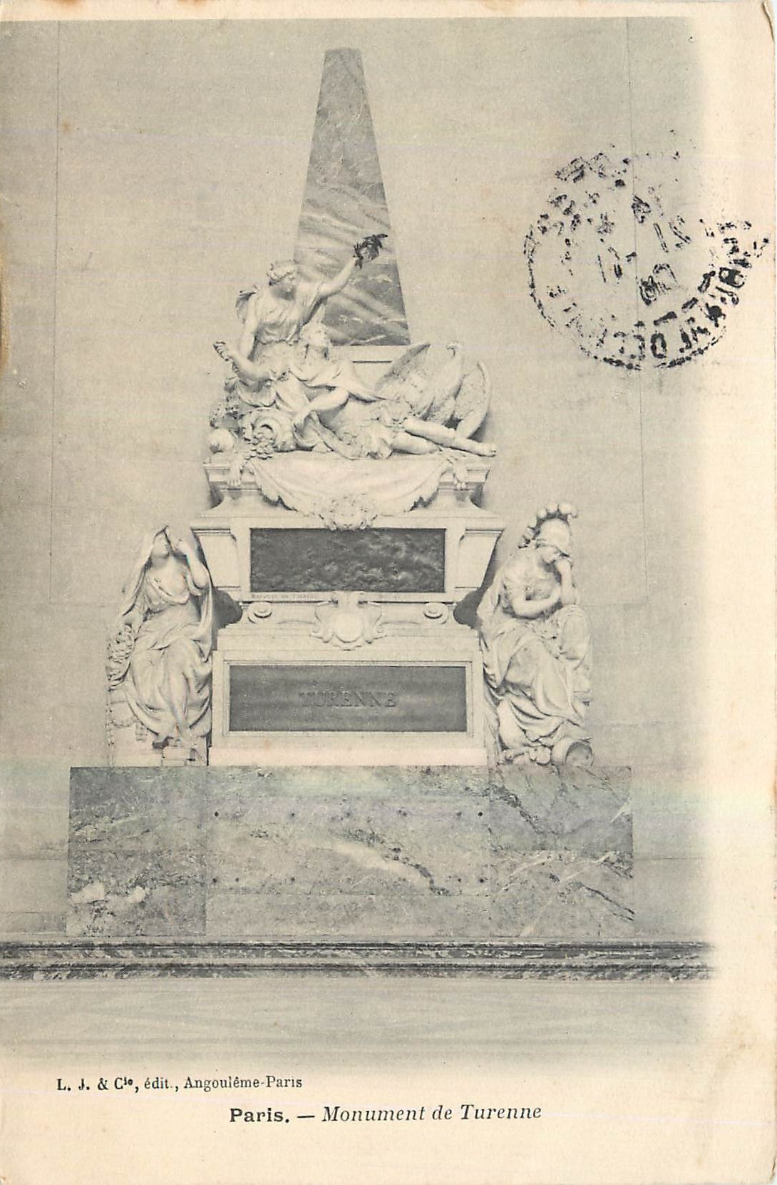CPA Paris Monument de Turenne 