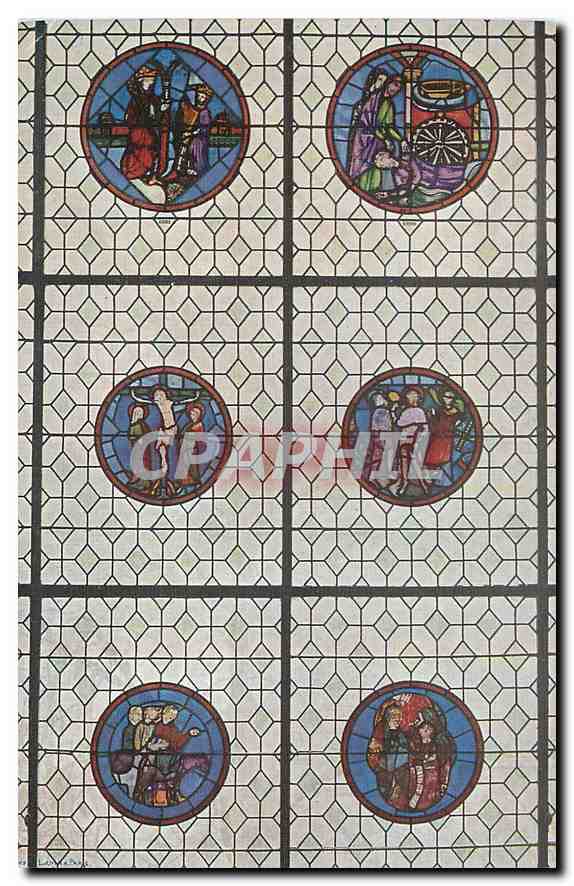 CPA Art Francais XIII siecle Vitraux provenant de la Sainte Chapelle du Palais a Paris 