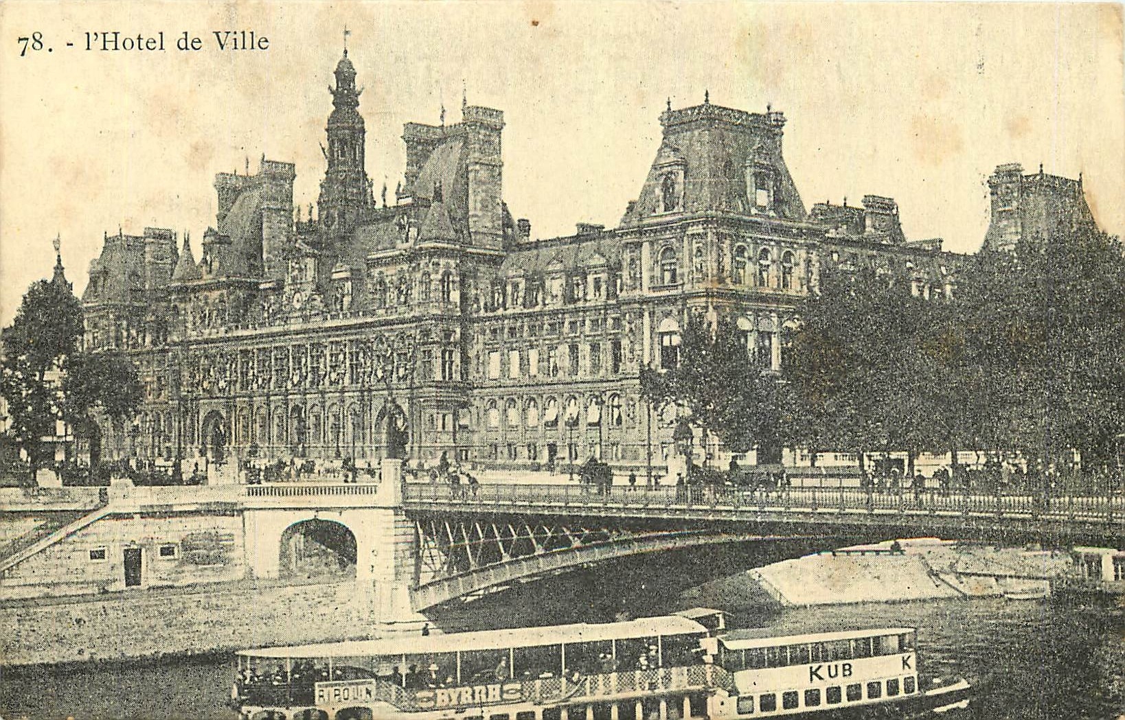 CPA L'Hotel de Ville 