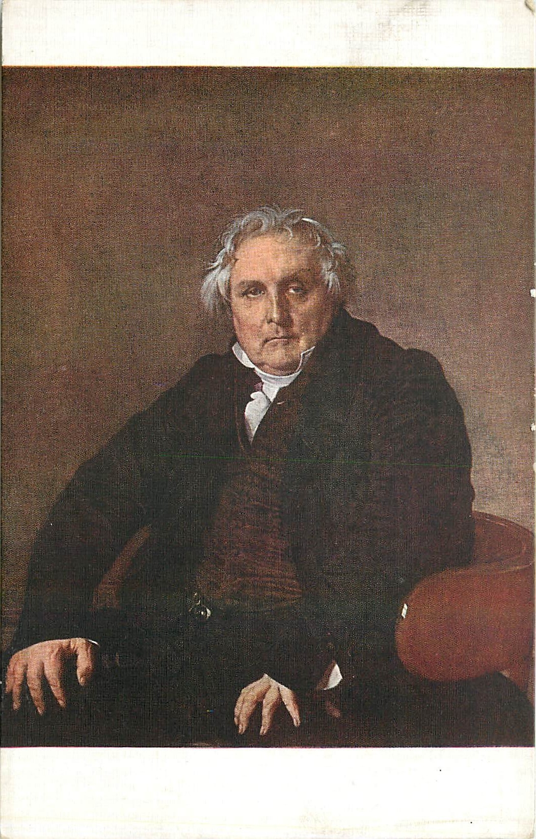 CPA J A D Ingres Portrait de Louis Francois Bertinaino 