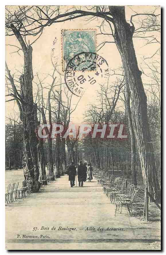 CPA Bois de Boulogne Allee des Aceacias 