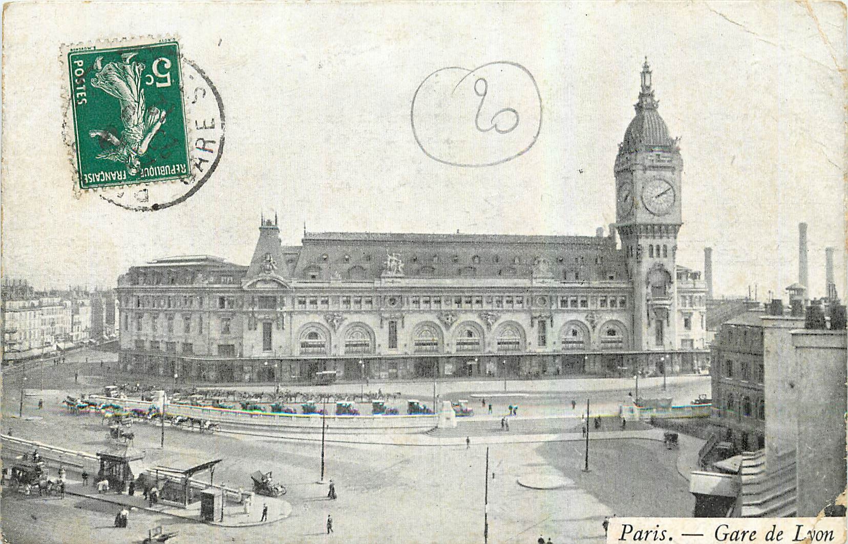 CPA Paris Gare de Lyon 