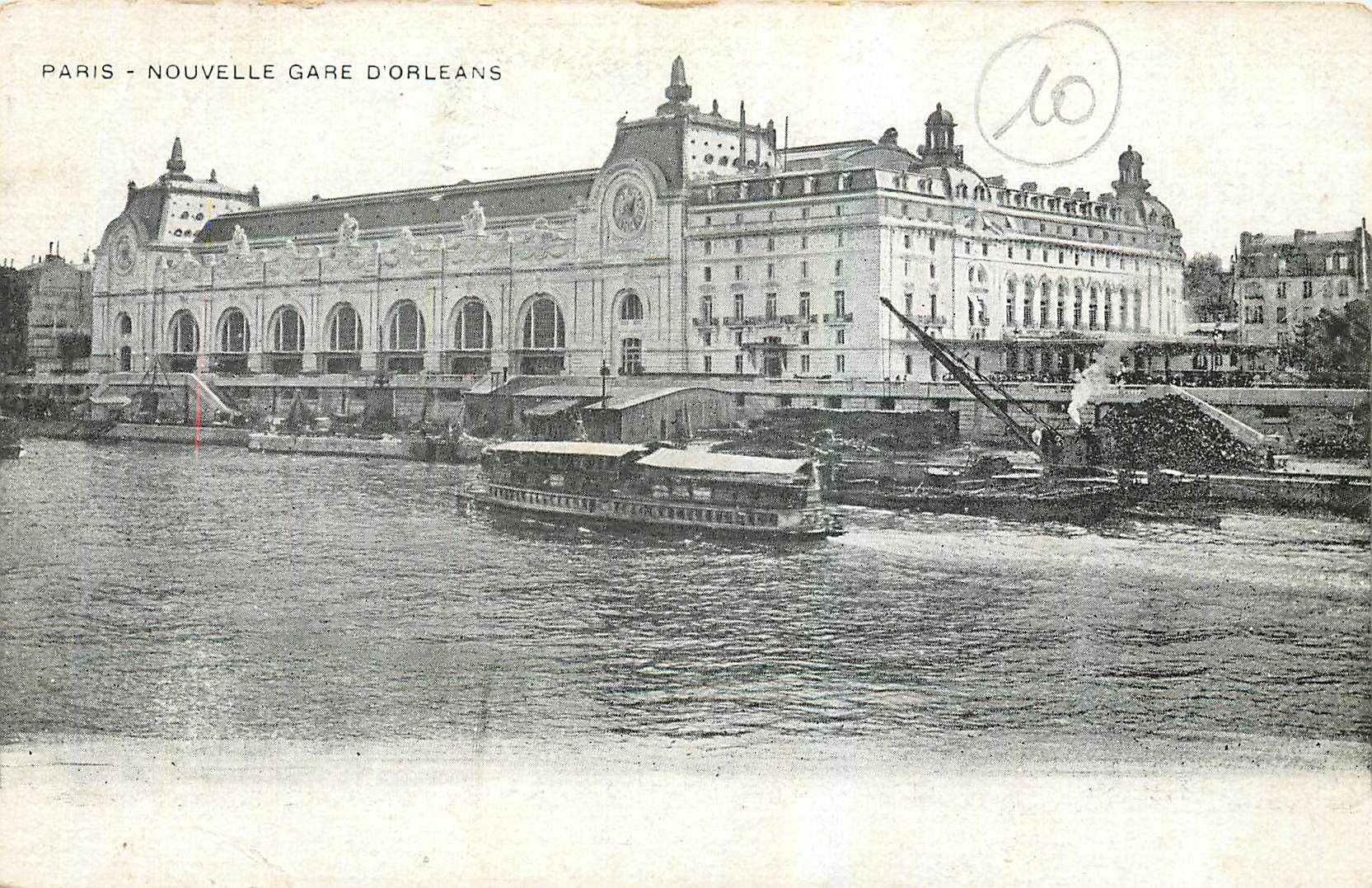 CPA Paris Nouvelle Gare d'Orleans 