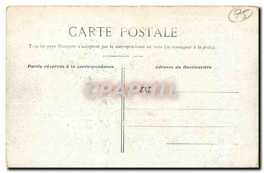 CPA Paris Nouvelle Gare d'Orleans  — Rückseite