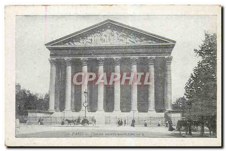 CPA Paris L'Eglise Sainte Madeleine 