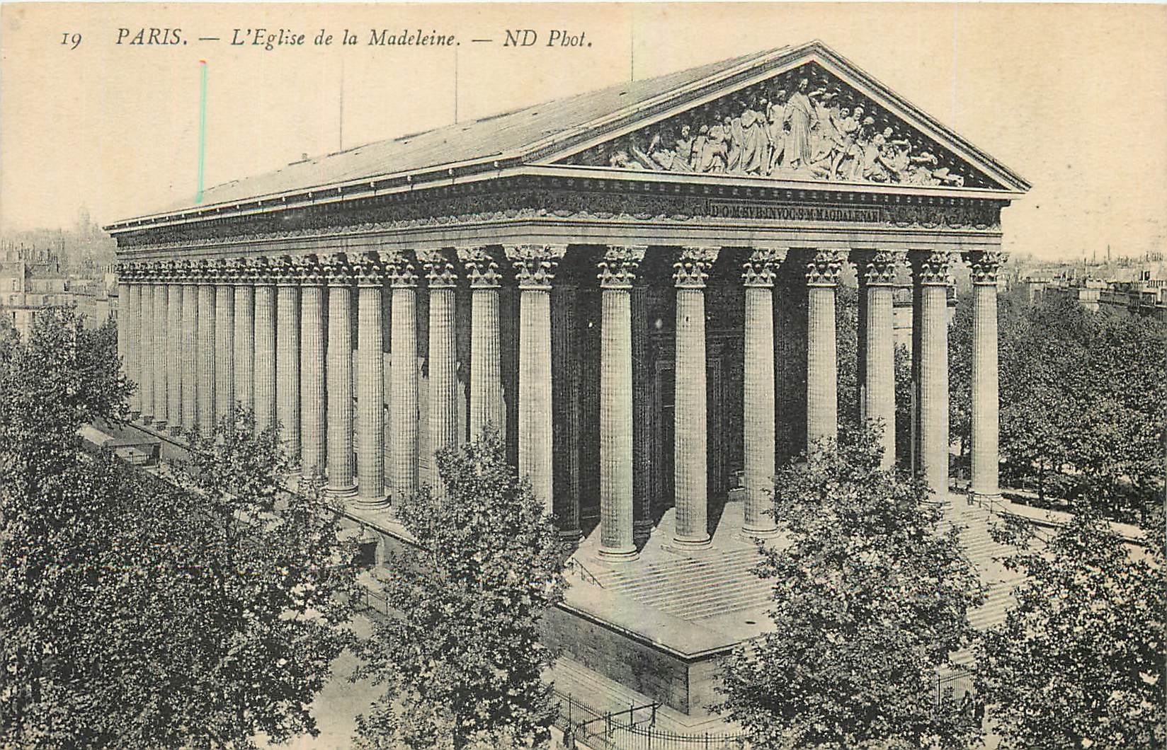 CPA Paris L'Eglise de la Madeleine 