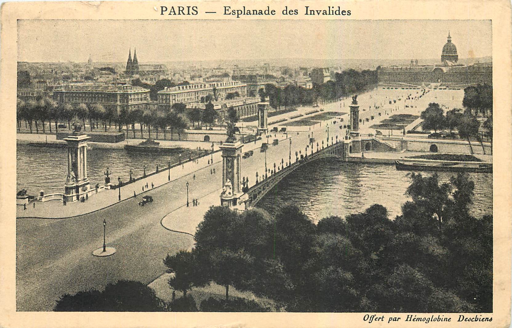 CPA Paris Esplanade des Invalides 