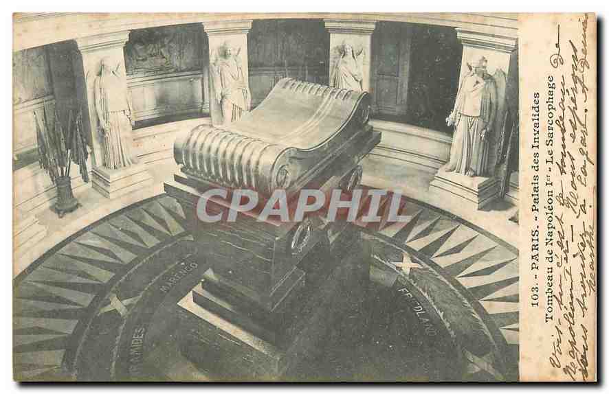 CPA Paris Palais des Invalides Tombeau de Napoleon I Le Sarcophage 