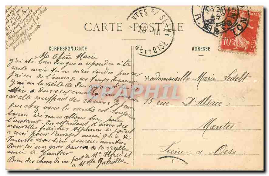 CPA Paris Les Invalides  — Rückseite