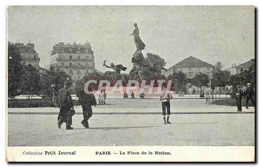 CPA Collection Petit Journal Paris La Place de la Nation 