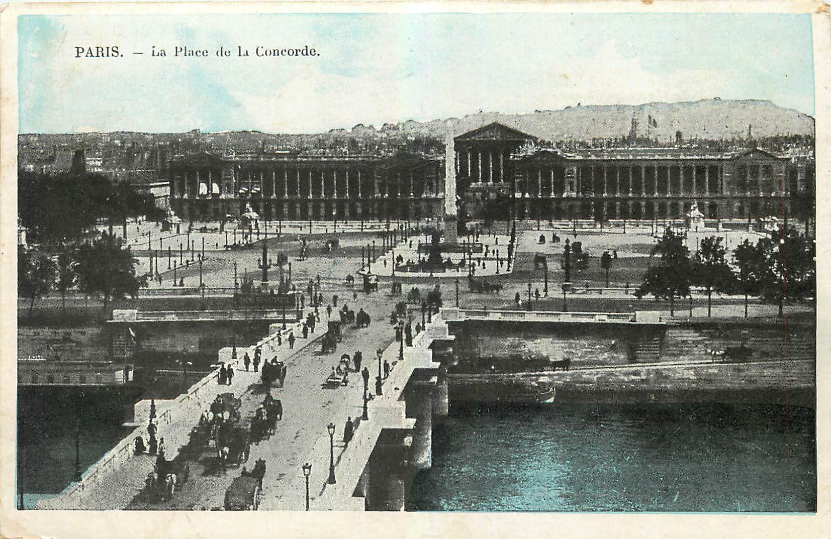 CPA Paris La Place de la Concorde 