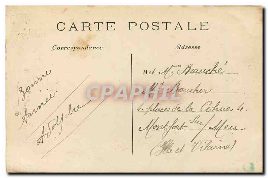 CPA Paris Le Tombeau de Napoleon I aux Invalides  — Verso