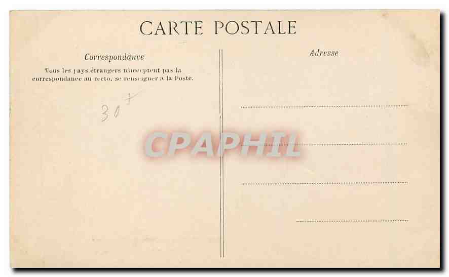 CPA Paris Bois de Boulogne La Pointe du Lac Automobile — Rückseite