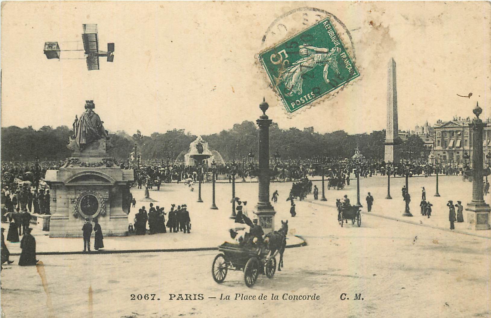 París — La Place de la Concorde — C. M. n° 2067