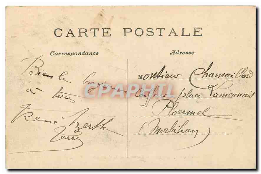 París — La Place de la Concorde — C. M. n° 2067 — Reverso