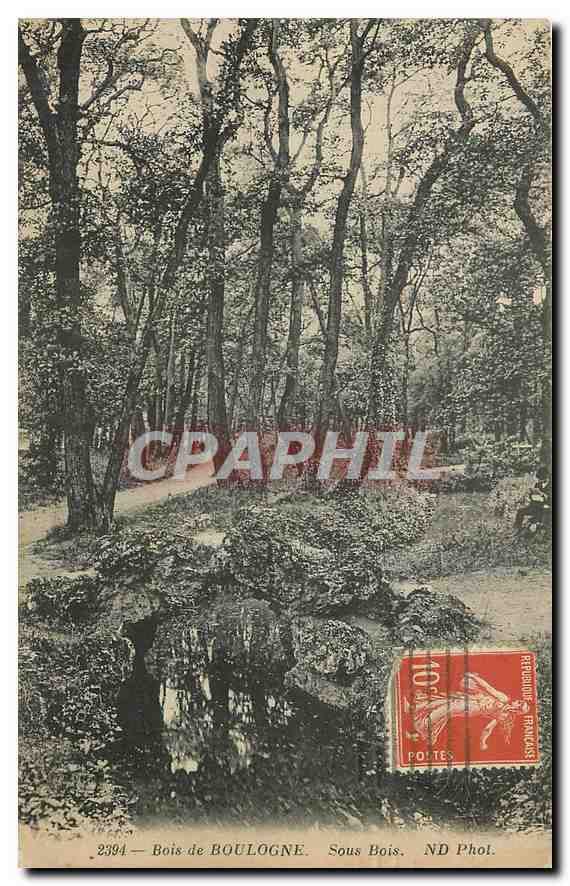 CPA Bois de Boulogne Sous Bois 