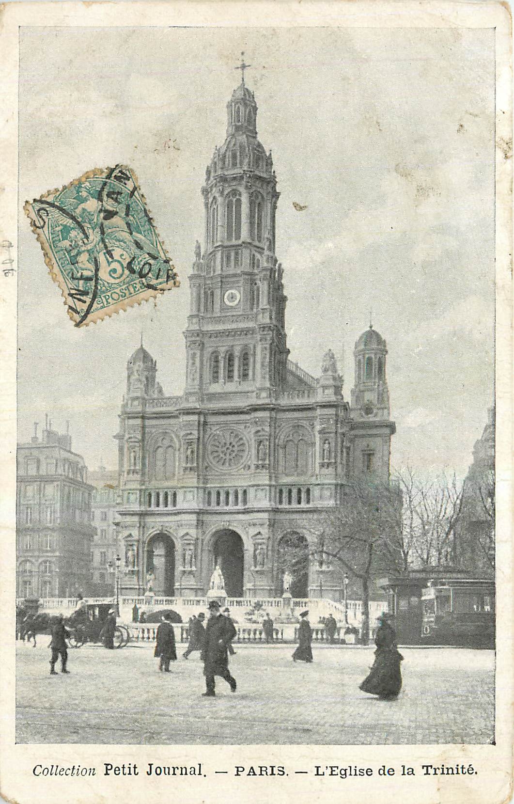 CPA Collection Petit Journal Paris L'Eglise de la Trinite 
