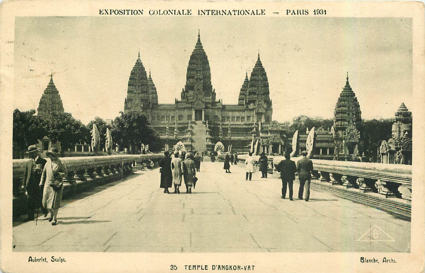 CPA Exposition coloniale internationale Paris 1931 Temple d'Angkor Vat 