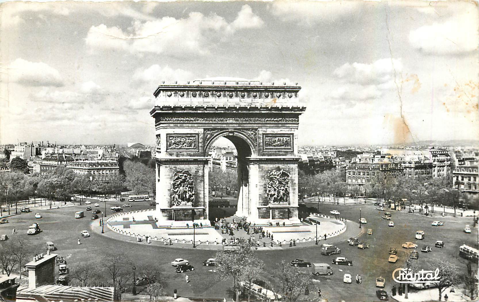 CPA Paris Place de l'Etoile L'Arc de Triomphe 