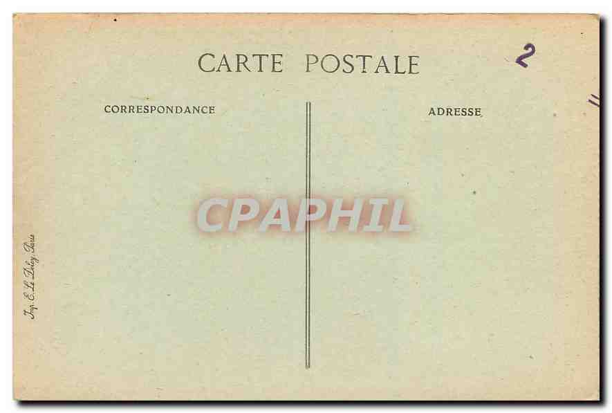 CPA Paris Avenue du Bois de Boulogne  — Verso
