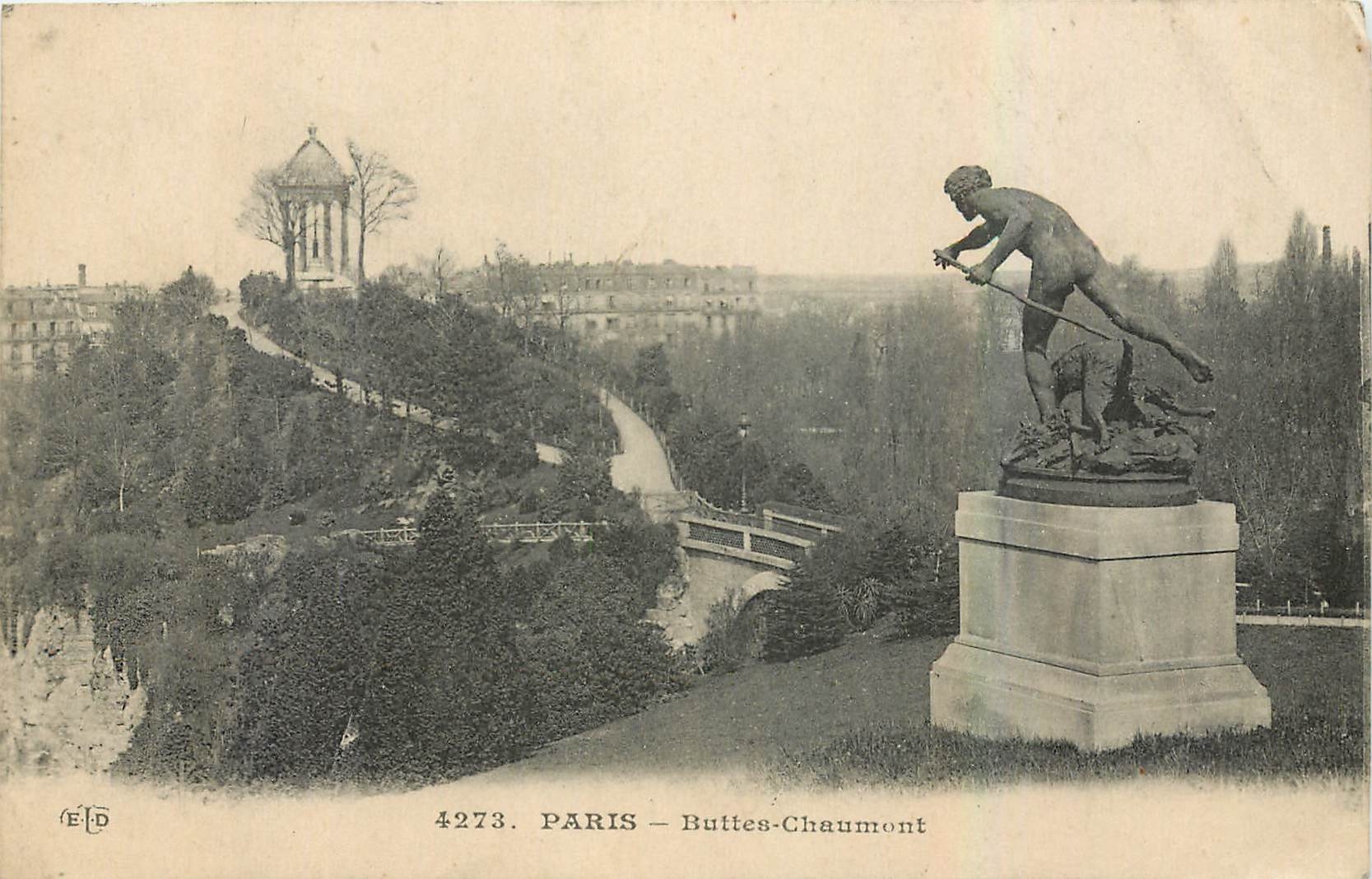 CPA Paris Buttes Chaumont 