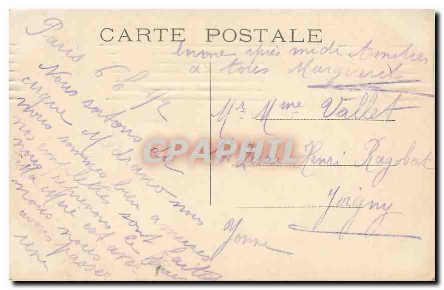 Paris — Sacré Cœur — Jules SéeLunven — Rückseite