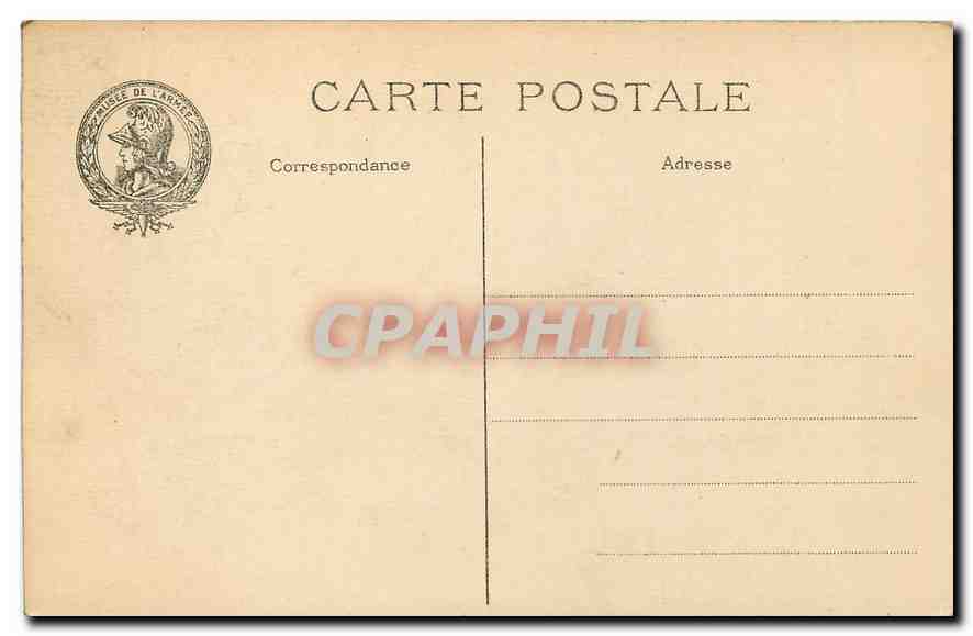CPA Paris Hotel es Invalides Musee de l'Armee Salle Bougainville Armement des  hommes prehistoriques — Rückseite