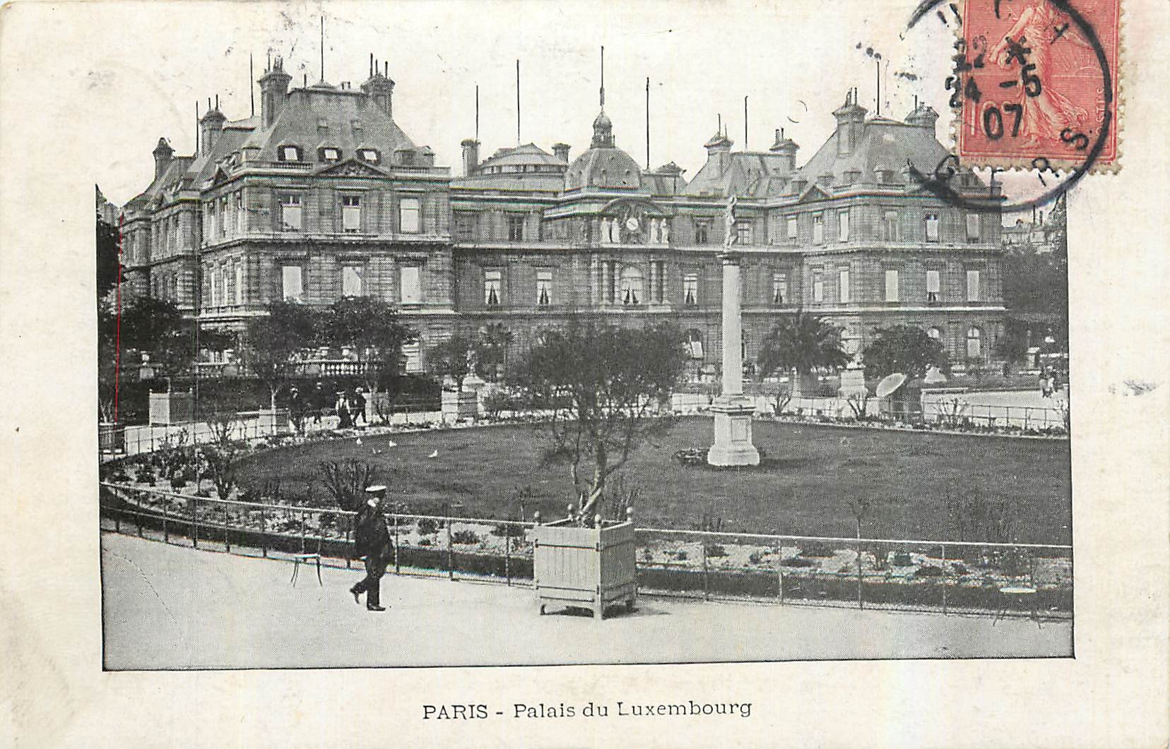 CPA Paris palais du Luxembourg 