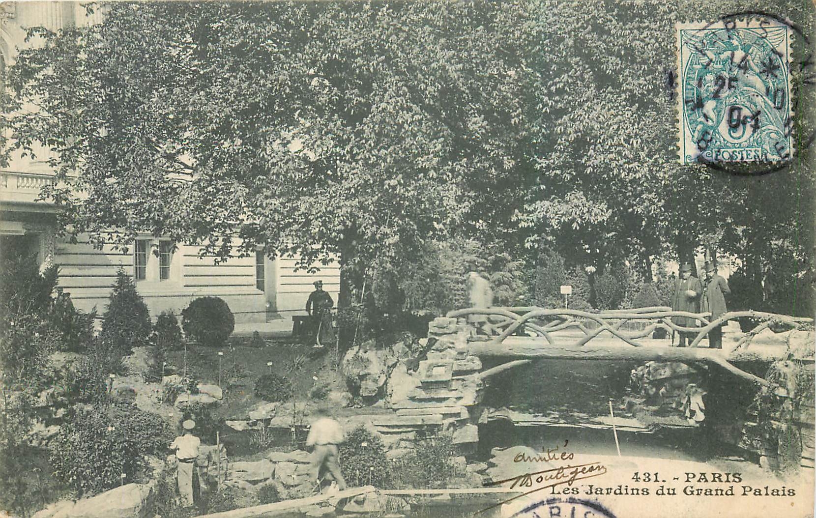 CPA Paris Les Jardins du Grand Palais 