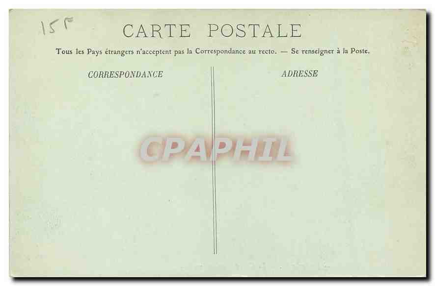CPA Paris La Sorbonne Le Grand Escalier  — Rückseite