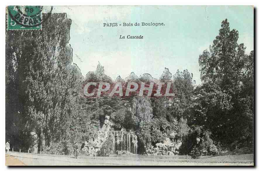 CPA Paris Bois de Boulogne La Cascade 