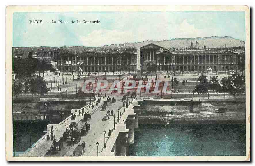 CPA Paris La Place de la Concorde 
