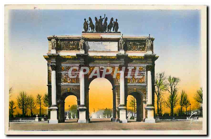 CPA Paris et ses Merveilles Arc de Triomphe du Carrousel 