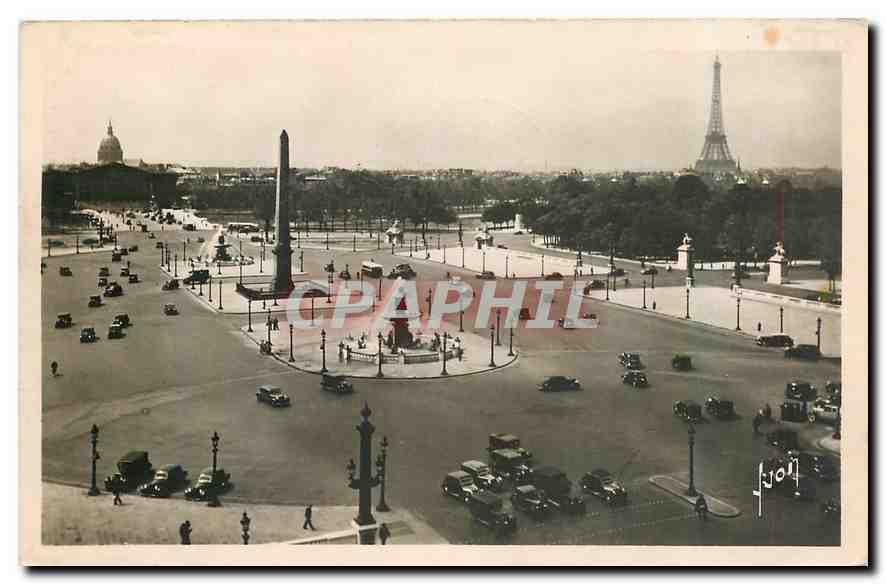 CPA Paris en flanant Place de la Concorde 