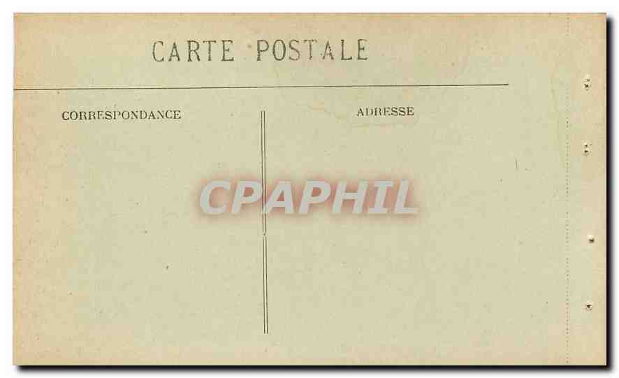 CPA Paris L'Hotel de Ville  — Rückseite
