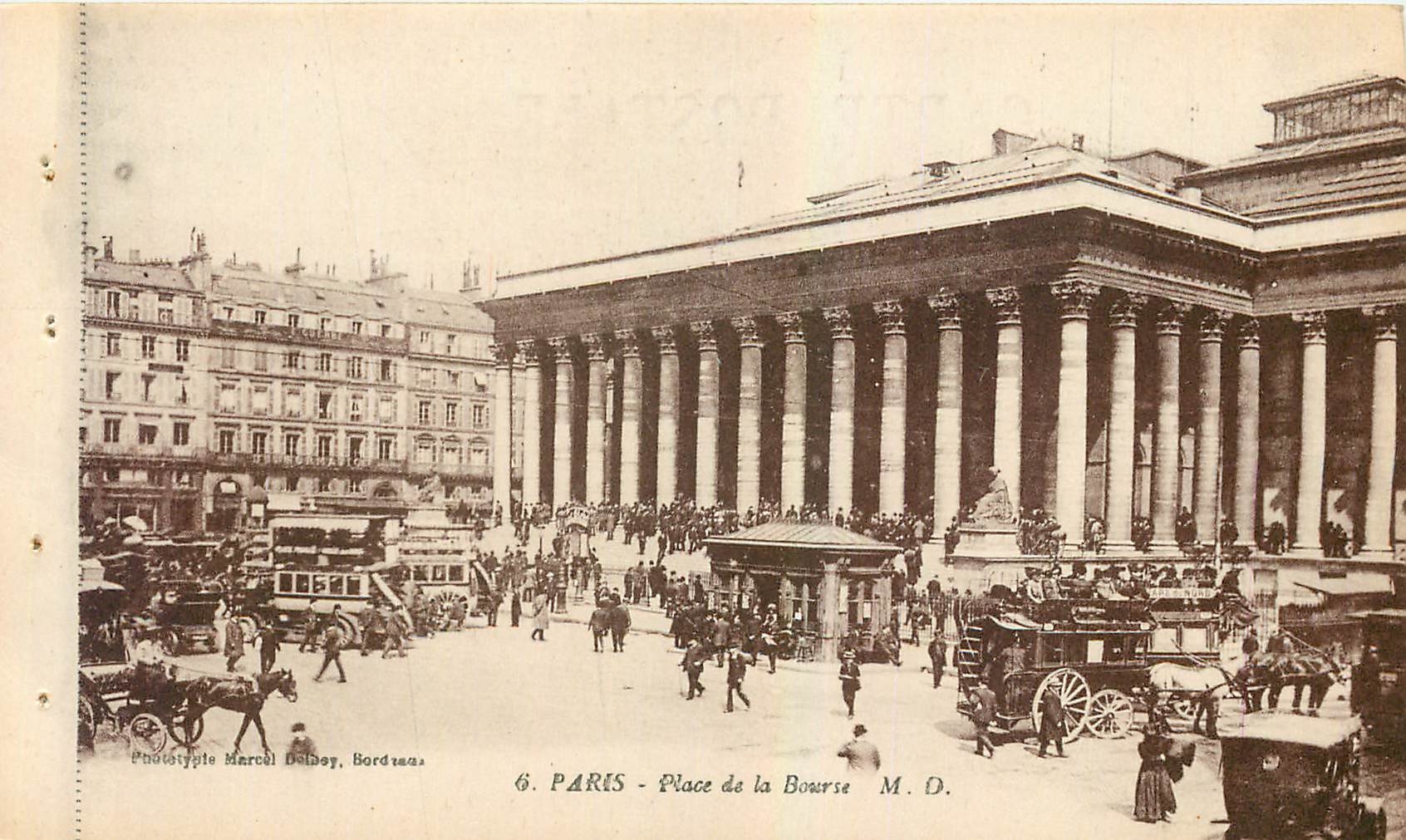 CPA Paris Place de la Bourse 