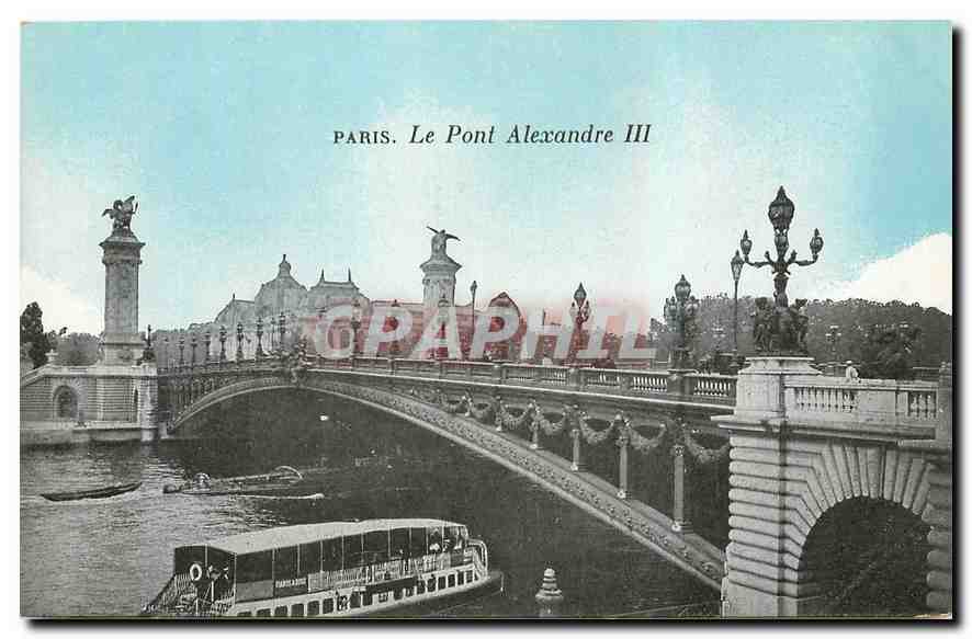 CPA Paris Le Pont Alexandre III 