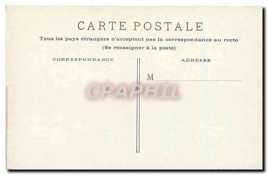 CPA Paris Le Pont Alexandre III  — Rückseite