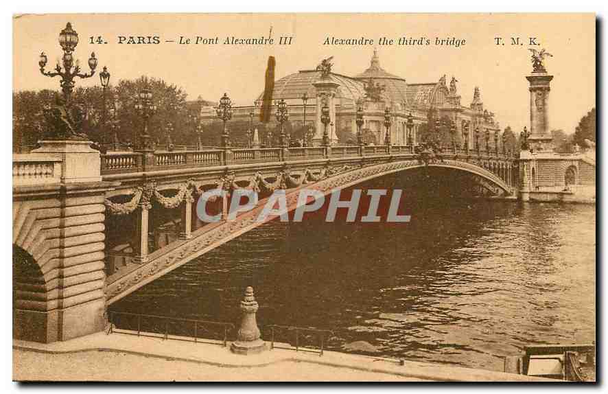 CPA Paris Le Pont Alexandre III 