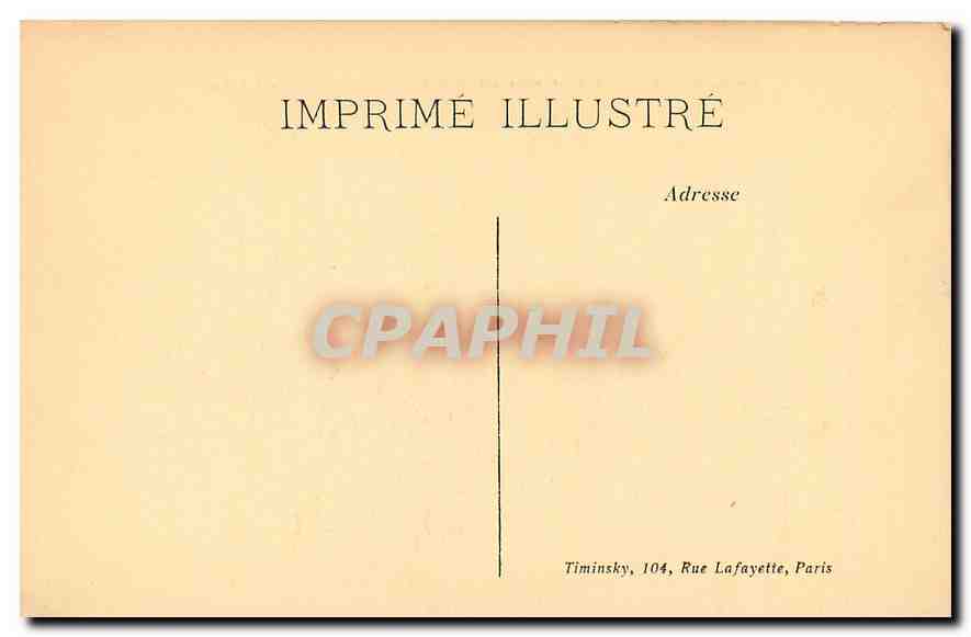 CPA Paris Le Pont Alexandre III et le Petit Palais  — Verso