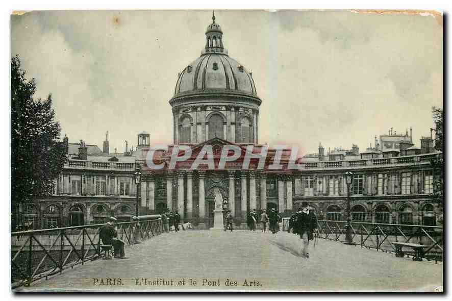 CPA Paris L'Institut et le Pont des Arts 