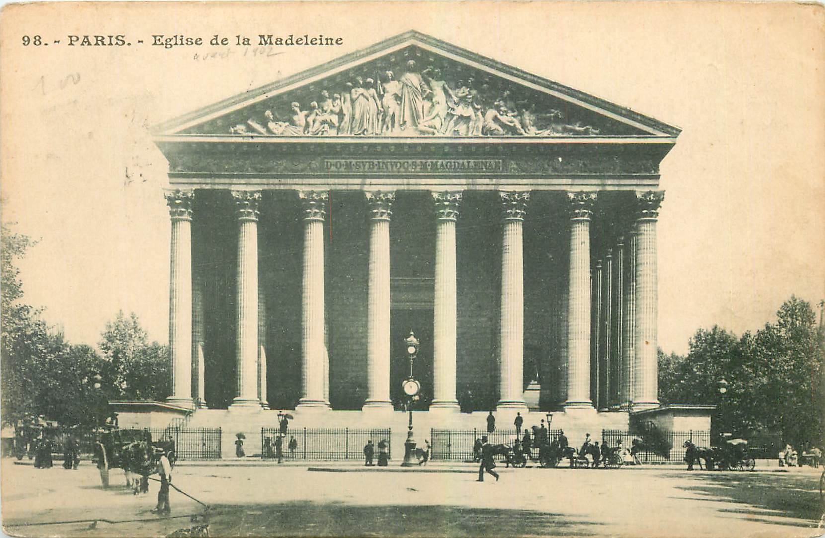CPA Paris Eglise de la Madeleine 