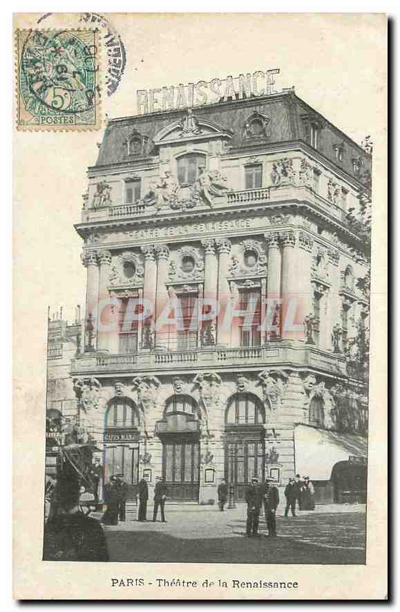 CPA Paris Theatre de la Renaissance 