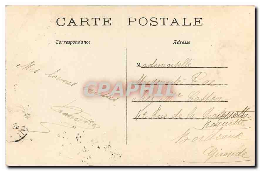 CPA Paris Buttes Chaumont Le Belvedere  — Rückseite