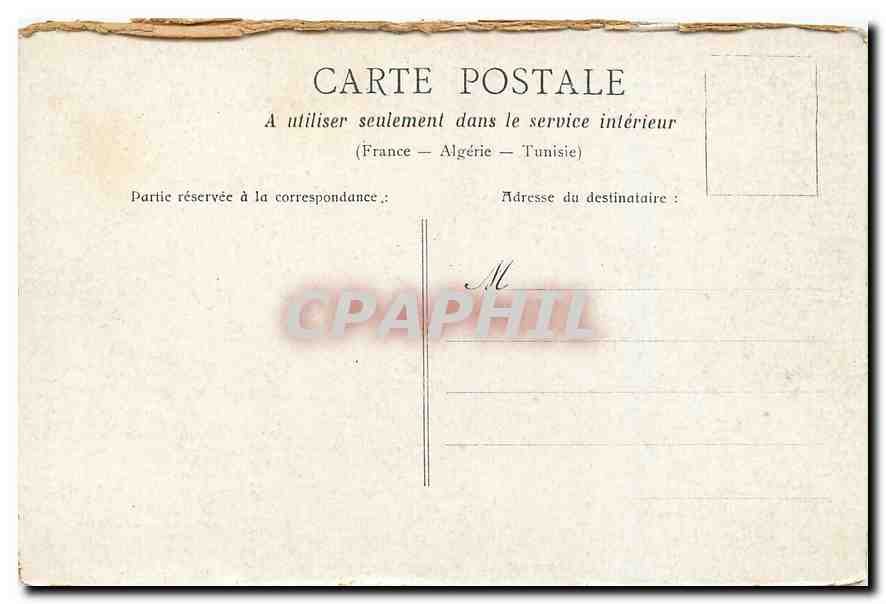CPA Paris Trocadero  — Rückseite