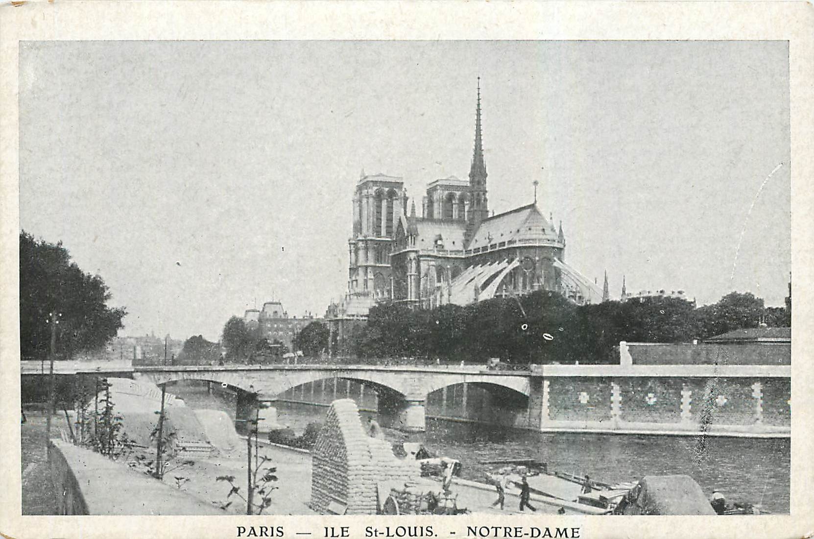 CPA Paris Ile St Louis Notre Dame 