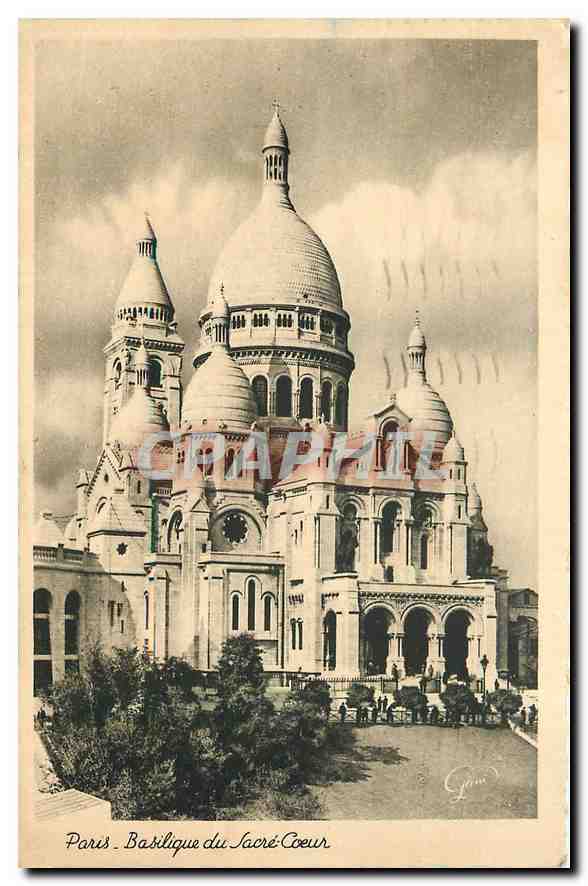 CPA Paris Basilique du Sacre Coeur 