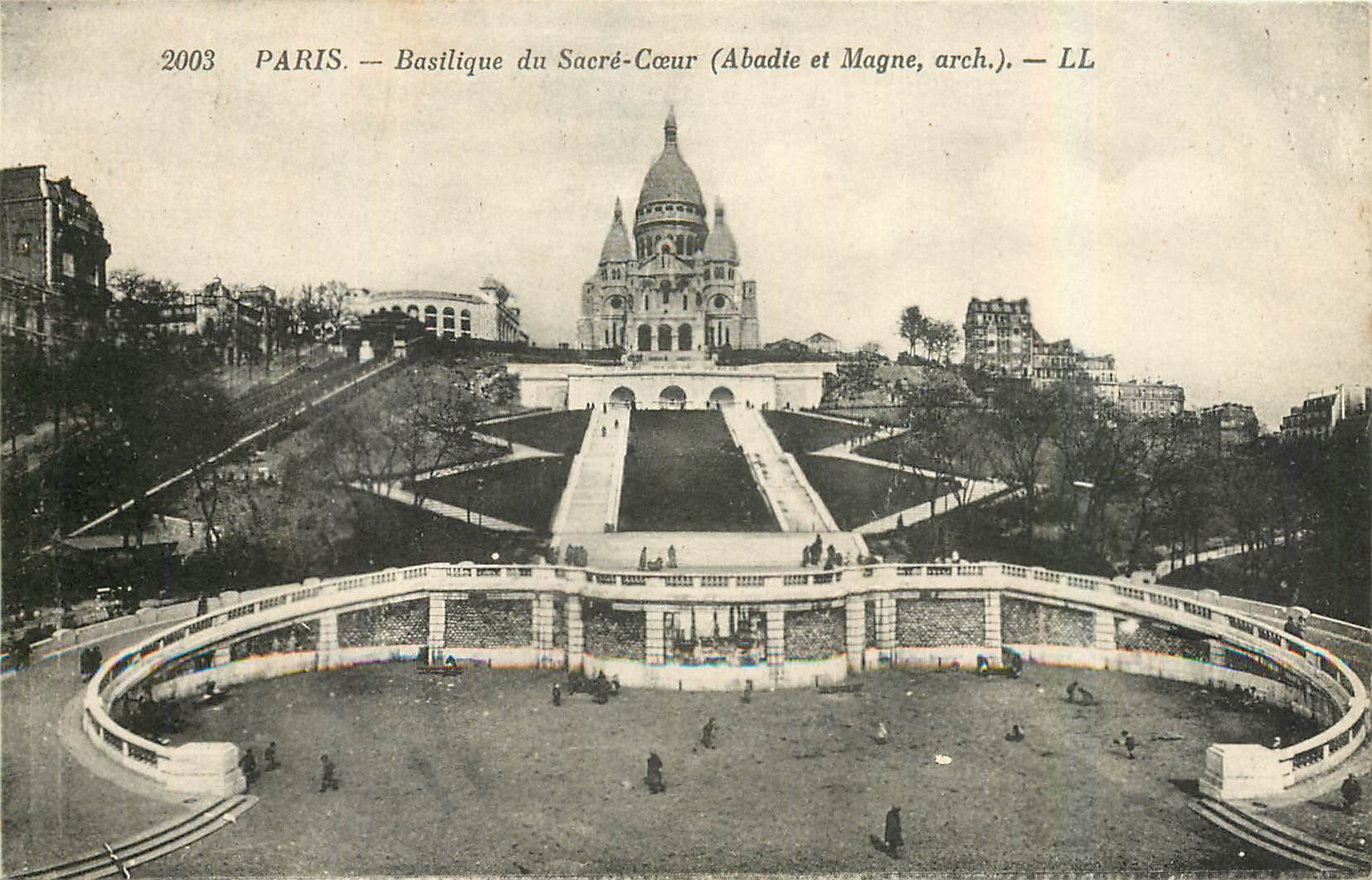 CPA Paris Basilique du Sacre Coeur 