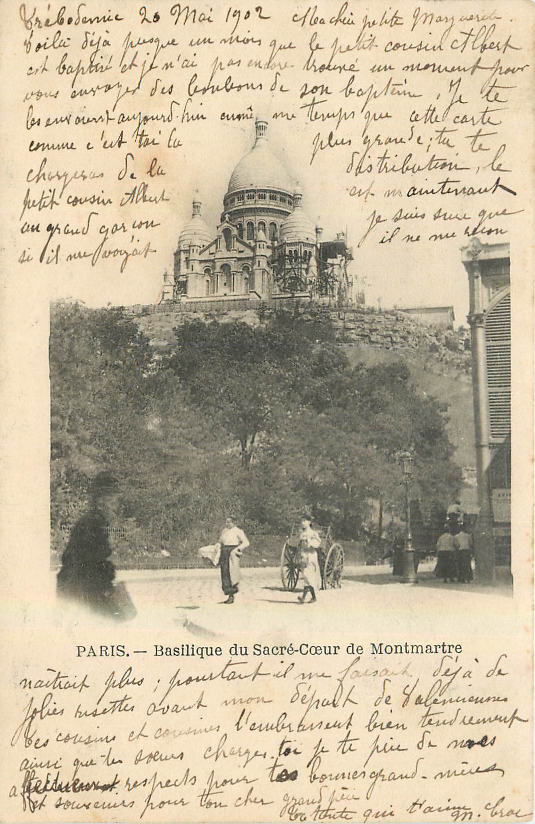CPA Paris Basilique du Sacre Coeur de Montmartre 