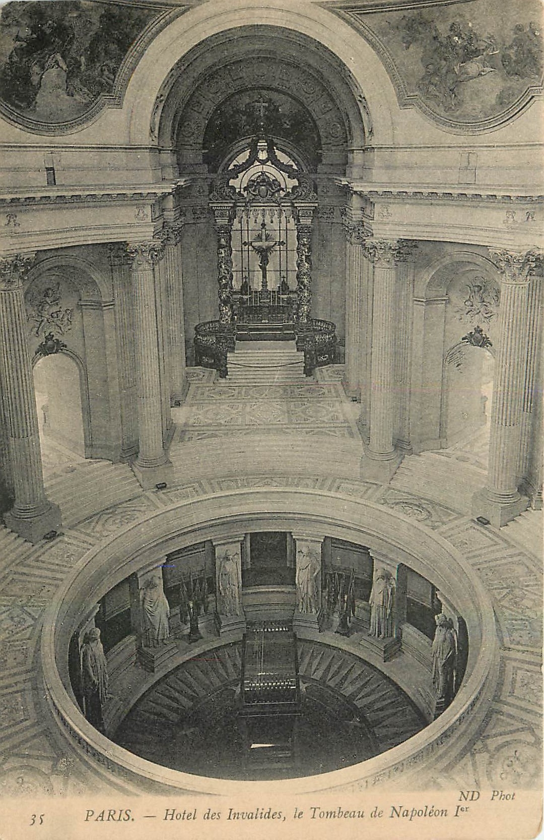 CPA Paris Hotel des Invalides le Tombeau de Napoleon I 